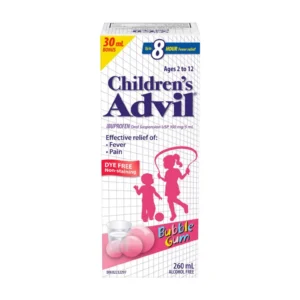 ADVIL CHILD BUBBLE GUM DYE FREE 230ML