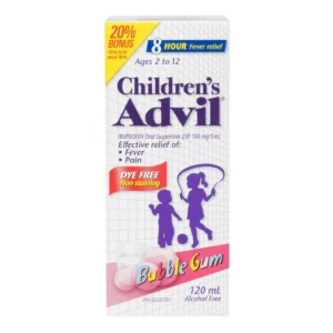 ADVIL CHILDREN BUBBLE GUM DYE FREE 100ML