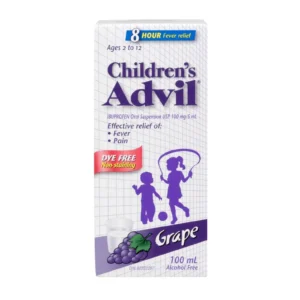 ADVIL CHILDREN GRAPE SYRUP 100MG/5ML 100ML