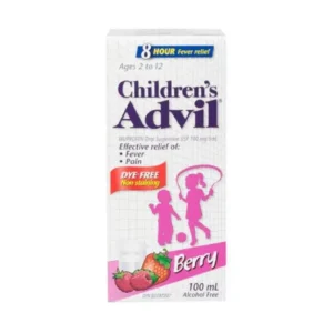 ADVIL CHILDREN SUSP 100MG/5ML DYE FREE 100ML