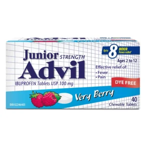 ADVIL JR TB CHEW 100MG VERY BERRY DYE FREE 40
