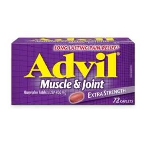ADVIL MUSCLE&JOINT CPLT 400MG 72