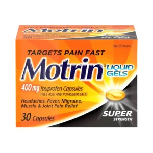 MOTRIN 400MG LIQUI-GEL 60