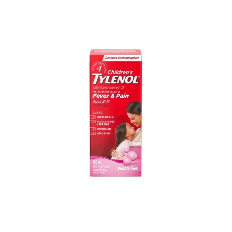 TYLENOL SUSP CHILD BUBBLE GUM 100ML