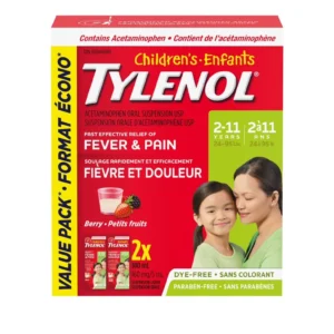 TYLENOL SUSP LIQ CHILD BERRY 2X100ML